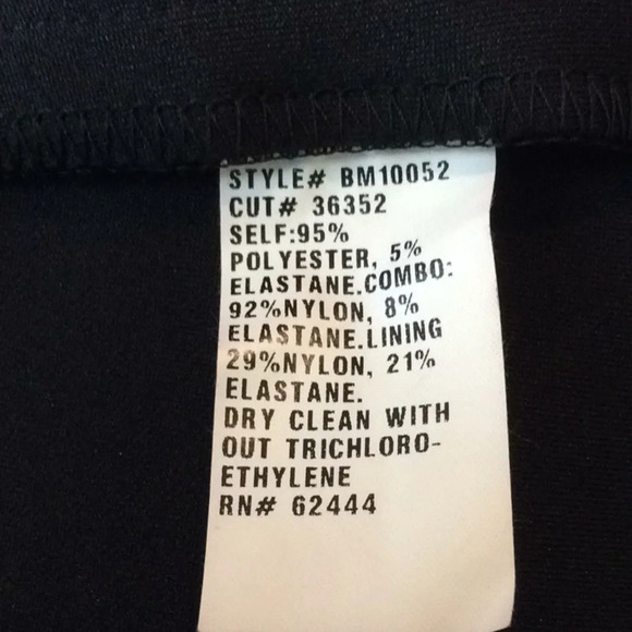 Nicole Miller Sleeveless Dress Sheer Back & Sides - Picture 9 of 9